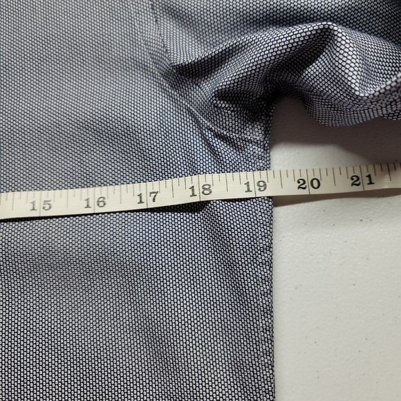 J Hilburn Men's JDesich Button Down Long Sleeve Shirt Navy Check (JADII) Custom - Picture 11 of 16